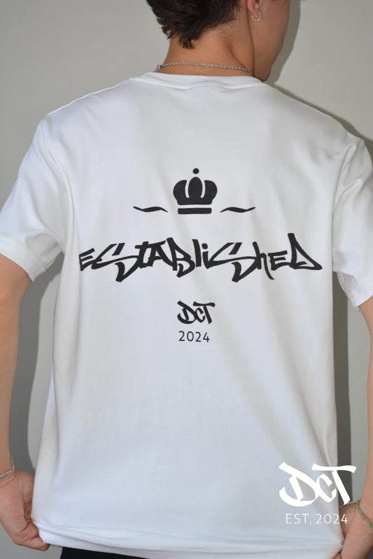 Polera Algodón Pima Corona Blanca | dctestablished.cl