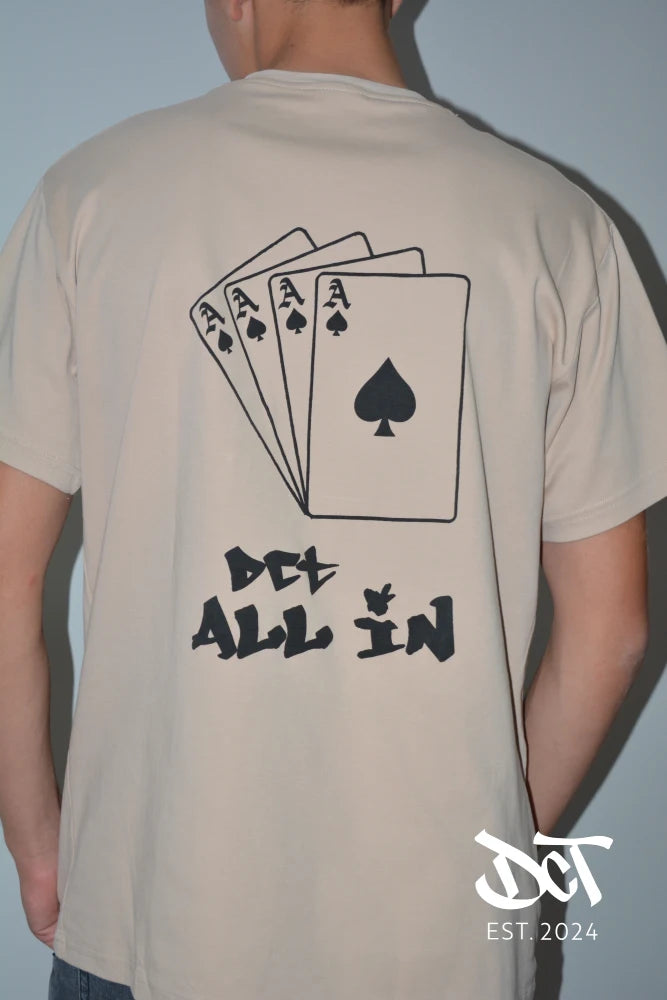 Poleras Algodón Pima As de Picas Arena | dctestablished.cl