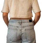 POLERA CROP TOP ALGODON PERUANO