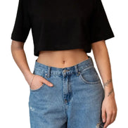 POLERA CROP TOP ALGODON PERUANO