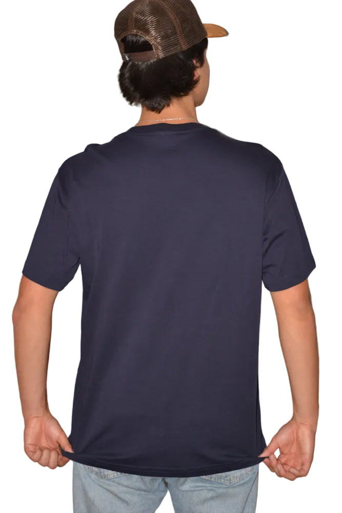 POLERA ALGODON PERUANO GAMUZADA DISEÑO DELANTERO CORONA