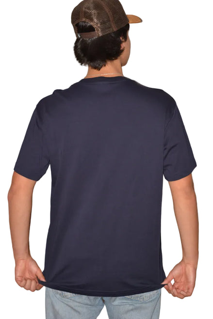 POLERA ALGODON PERUANO GAMUZADA DISEÑO DELANTERO CORONA