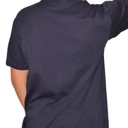 POLERA ALGODON PERUANO GAMUZADA DISEÑO DELANTERO TREBOL