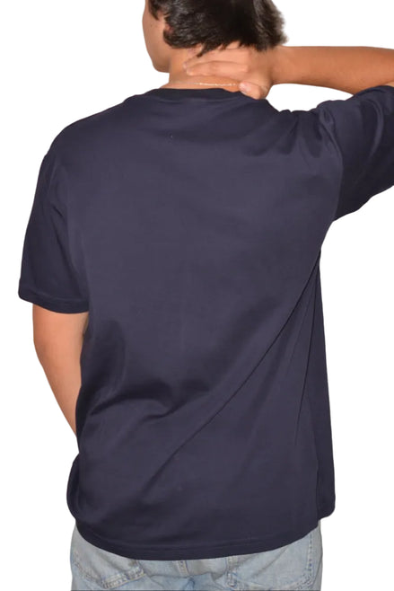 POLERA ALGODON PERUANO GAMUZADA DISEÑO DELANTERO TREBOL