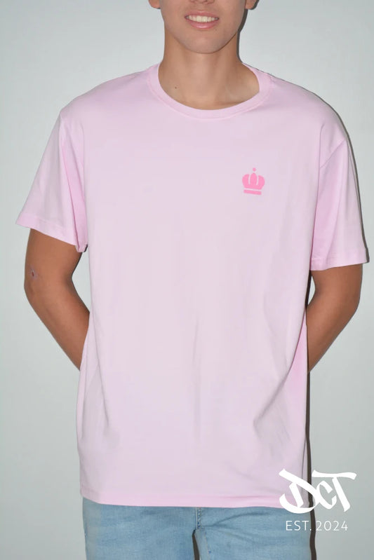 Polera Algodón Pima Corona Rosada  | dctestablished.cl 