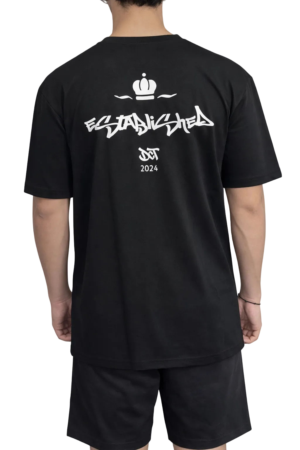 Polera_Algodon_Pima_Version_Corona_Negra_Trasera