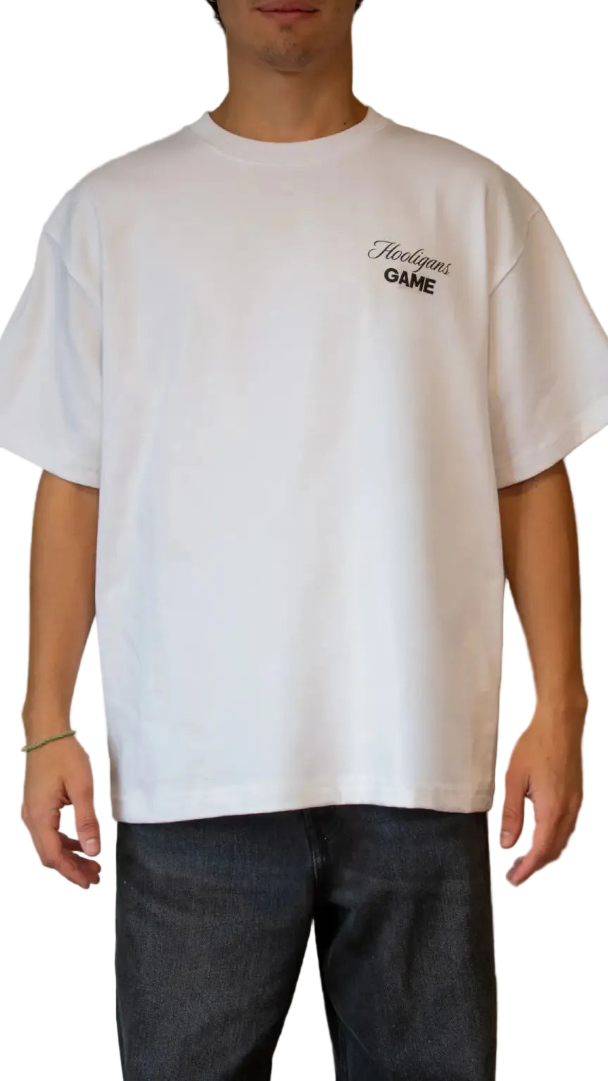 POLERA OVERSIZE HEAVY COTTON ALGODON PERUANO HOOLIGANS GAME