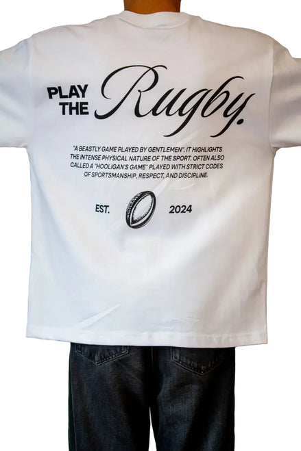 POLERA OVERSIZE HEAVY COTTON ALGODON PERUANO HOOLIGANS GAME