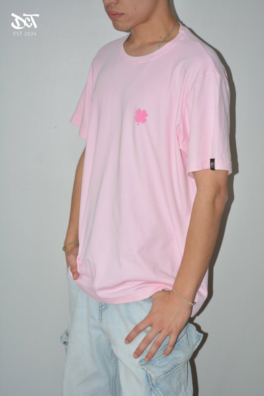 POLERA ALGODON PIMA GAMUZADA TREBOL