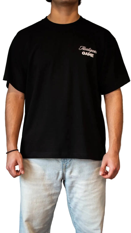 POLERA OVERSIZE HEAVY COTTON ALGODON PERUANO HOOLIGANS GAME