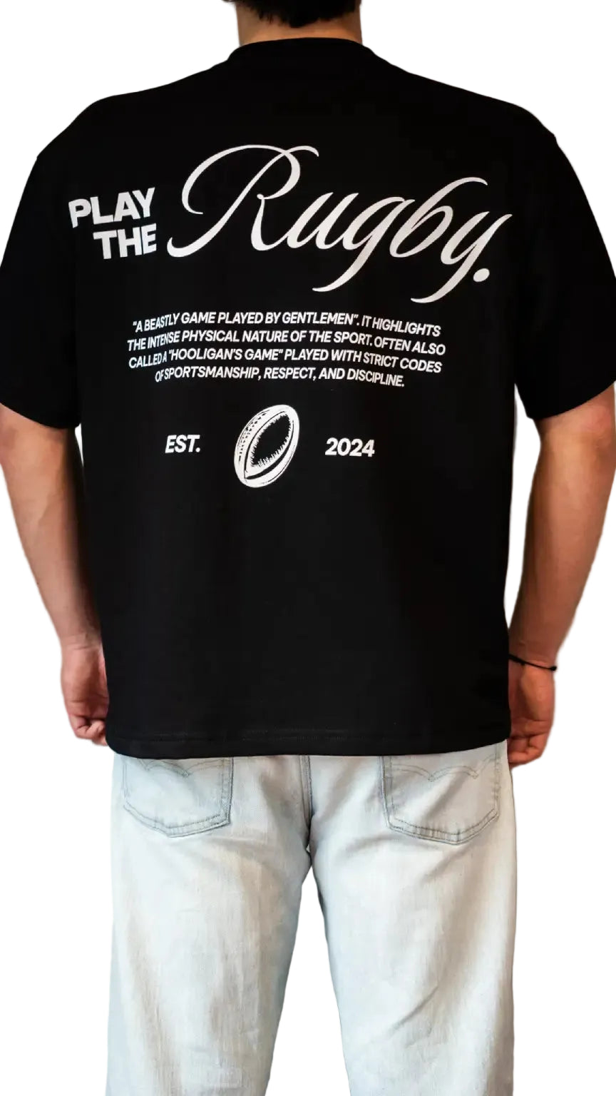 POLERA OVERSIZE HEAVY COTTON ALGODON PERUANO HOOLIGANS GAME