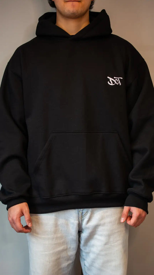 POLERON HOODIE OVERSIZE BORDADO