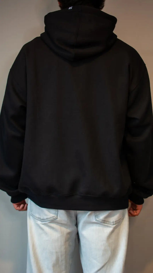 POLERON HOODIE OVERSIZE BORDADO